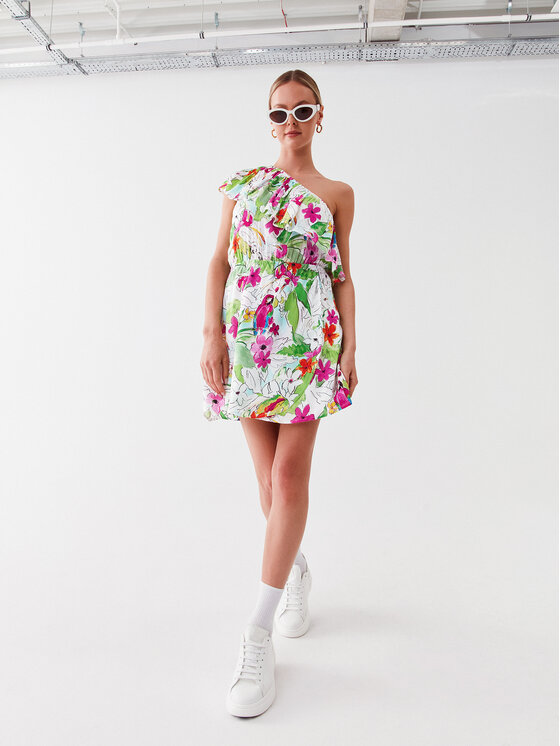 Desigual Desigual Každodenné šaty 23SWVW83 Farebná Regular Fit