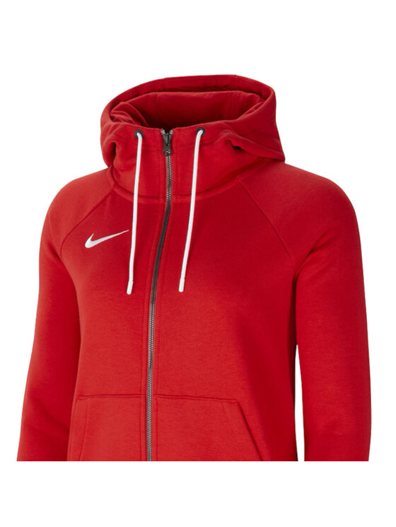 Nike Nike Bluza Wmns Park 20 Hoodie Czerwony Regular Fit
