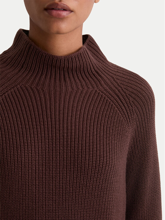 Marc O'Polo Marc O'Polo Bluză cu gât 509 6059 60009 Vișiniu Regular Fit