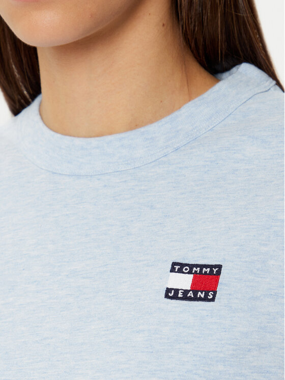 Tommy Jeans Tommy Jeans T-Shirt DW0DW20153 Błękitny Regular Fit