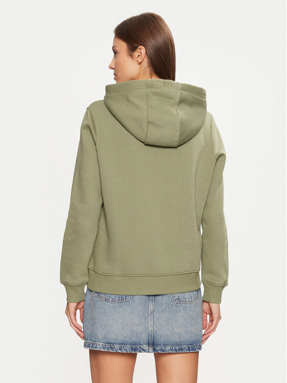 Tommy Jeans Tommy Jeans Majica dugih rukava DW0DW20170 Zelena Regular Fit