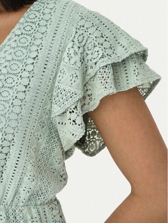 ONLY ONLY Vestito estivo Helena 15303058 Verde chiaro Regular Fit