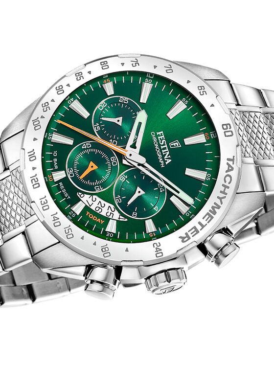 Festina Festina Zegarek F20668-3 Srebrny