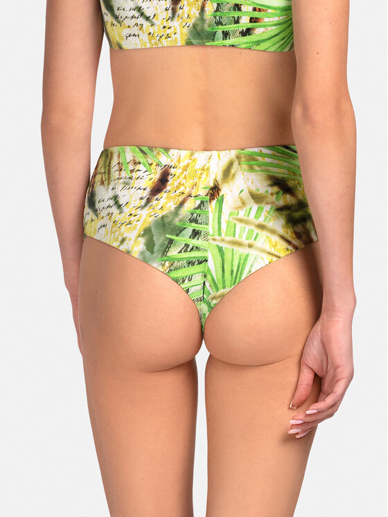 Miss Lou Miss Lou Dół od bikini D-JR1-Z Zielony