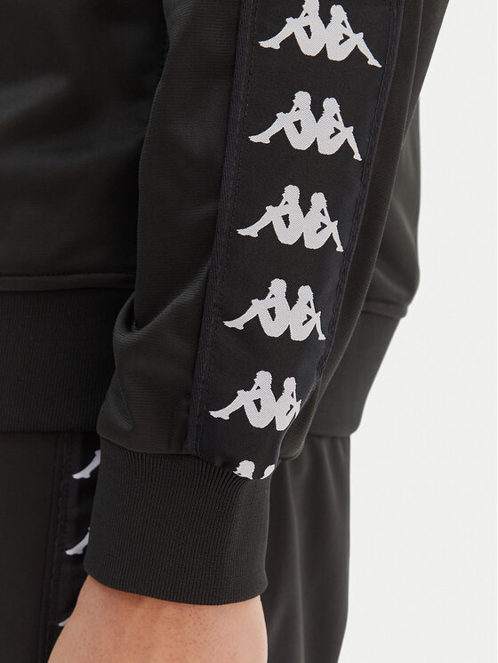 Kappa Kappa Bluză Banda Anniston 301EFU0 Negru Slim Fit