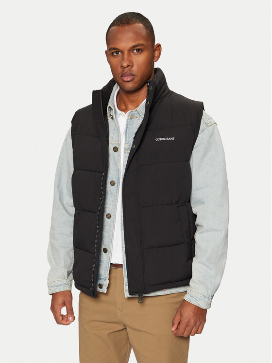 Guess Jeans Guess Jeans Жилет M4BN47 WGII2 Чорний Regular Fit