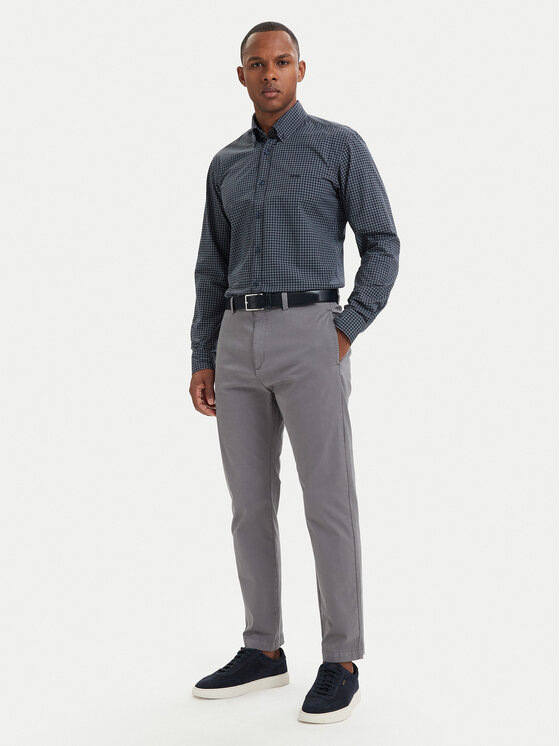 BOSS BOSS Srajca Rickert_M 50567711 Mornarsko modra Regular Fit