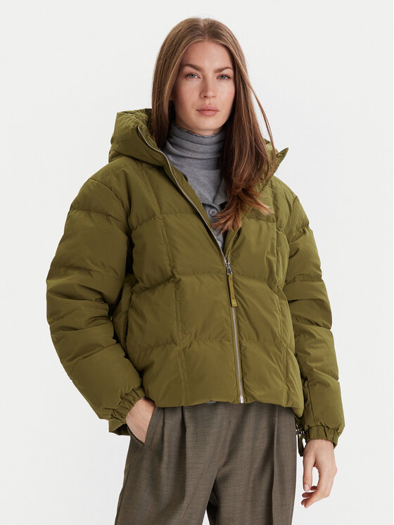 United Colors Of Benetton United Colors Of Benetton Пухено яке 22T6DN086 Зелен Regular Fit