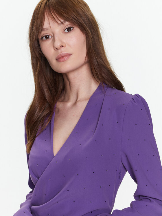 Silvian Heach Silvian Heach Φόρεμα κοκτέιλ GPP23452VE Μωβ Regular Fit