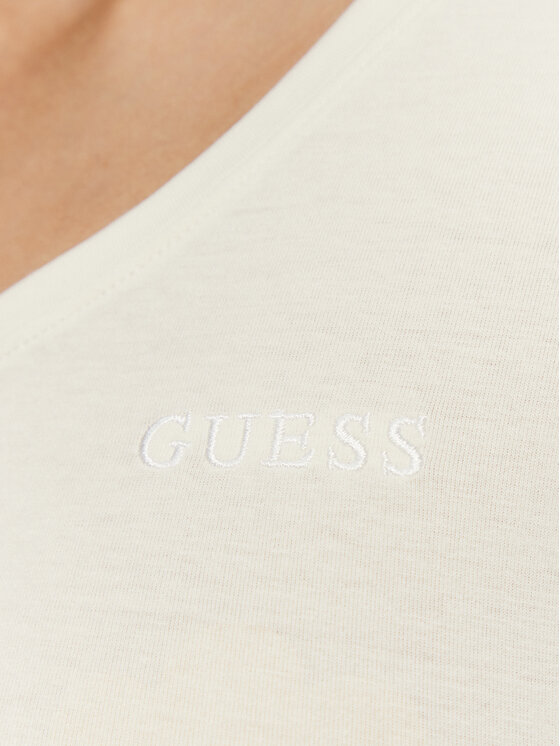Guess Guess T-krekls O5RI02 KBBU1 Bēšs Regular Fit