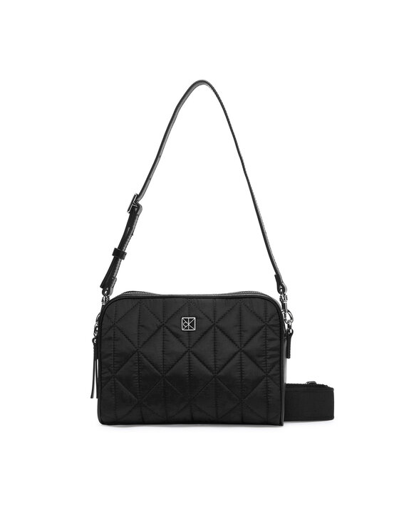 Calvin Klein Calvin Klein Borsetta Emblem Aop Jacquard Bucket LV04F3648G Nero
