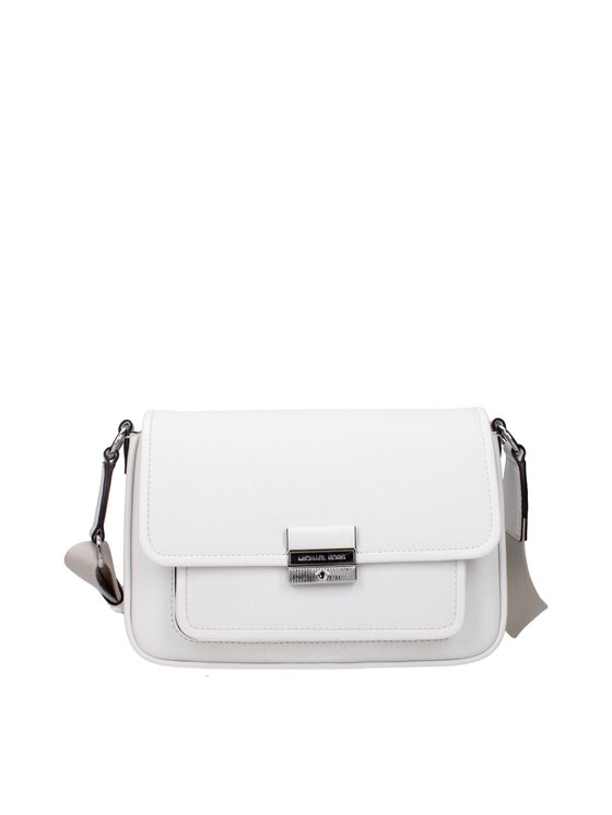 Michael Kors Michael Kors Torebka White Leather Crossbody Biały