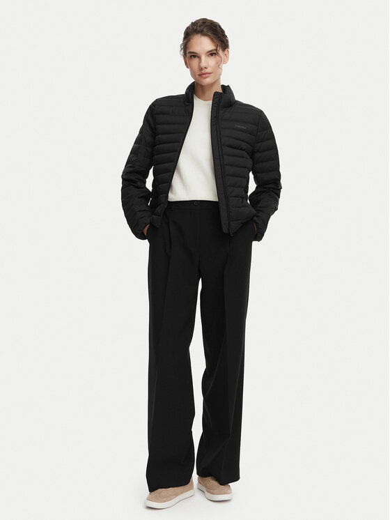 Calvin Klein Calvin Klein Μπουφάν πουπουλένιο LV044G502G Μαύρο Regular Fit