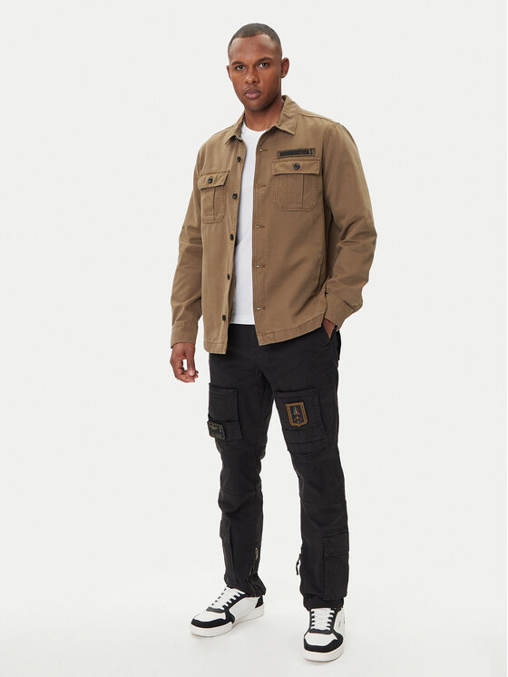 Aeronautica Militare Aeronautica Militare Prijelazna jakna 252AC0036UCT04233 Zelena Regular Fit