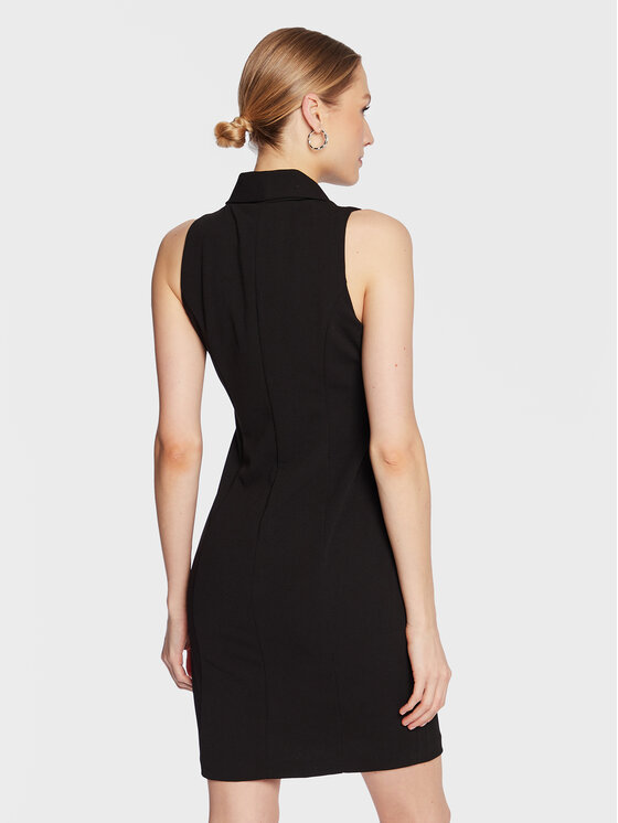 DKNY DKNY Kokteilinė suknelė DD3A1852 Juoda Slim Fit