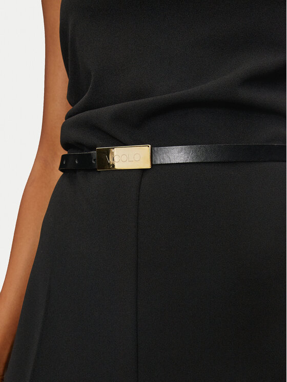 ViCOLO ViCOLO Ολόσωμη φόρμα TS0099 Μαύρο Slim Fit