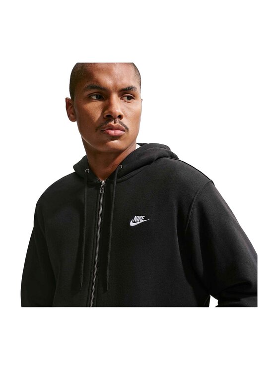 Nike Nike Bluza M NK CLUB BB FZ HOODIE Czarny Regular Fit