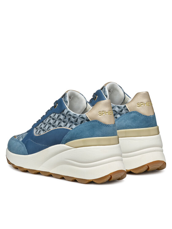 Geox Geox Tenisice D Spherica Ec13 D45WAA 085DS C4005 Plava