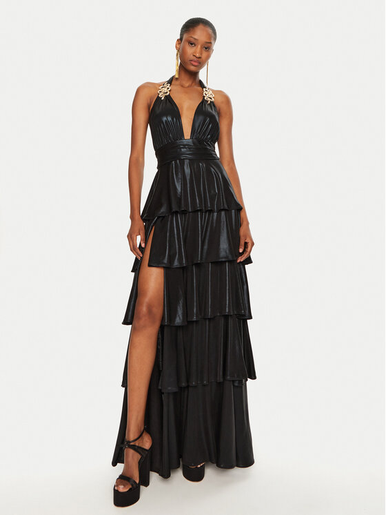 Babylon Babylon Официална рокля S00877 Черен Regular Fit