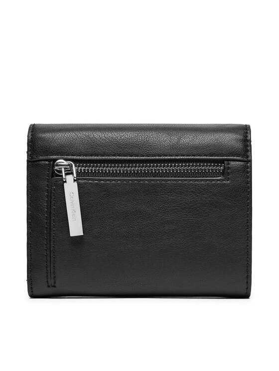 Calvin Klein Calvin Klein Mali ženski novčanik Ck Daily Medium Trifold_Pbl K60K612851 Crna