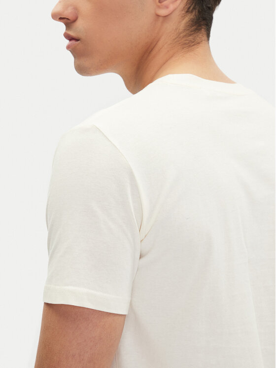 Mustang Mustang Marškinėliai Austin 1016484 Balta Regular Fit