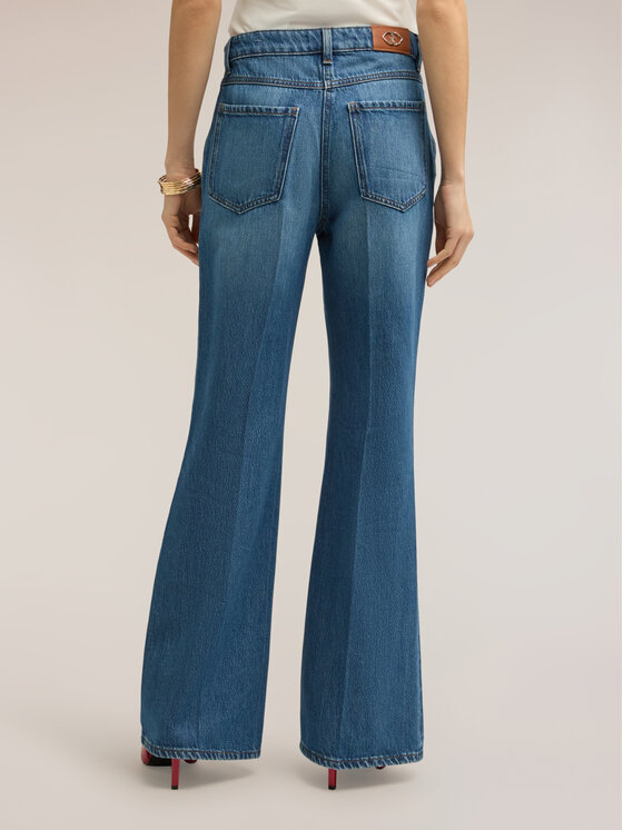 Motivi Motivi Jeansy P415Q004330N024 Niebieski Flare Fit