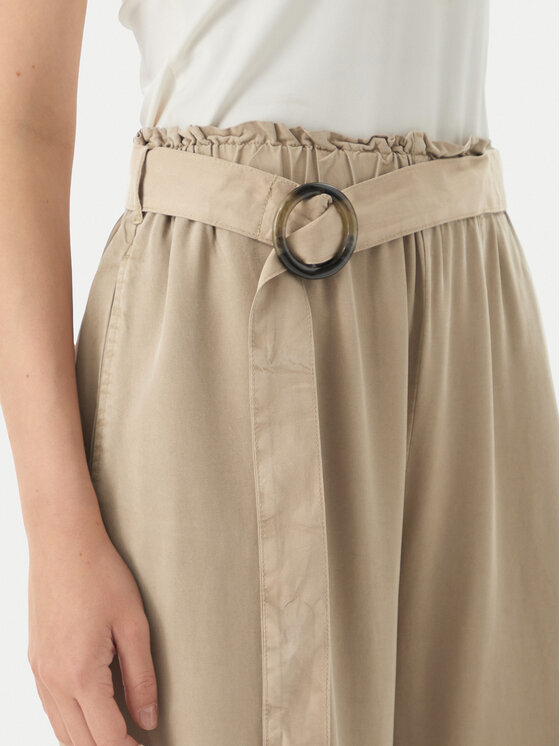 Vero Moda Vero Moda Kuloty Bree 10341670 Brązowy Cropped Fit