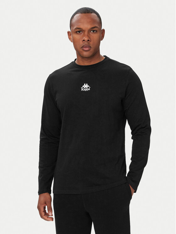 Kappa Longsleeve 382J2RW Negru Regular Fit