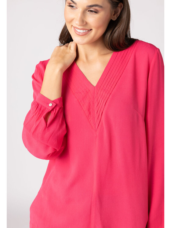 QUIOSQUE QUIOSQUE Bluzka QUIOSQUE 2VF002501 Różowy Regular Fit