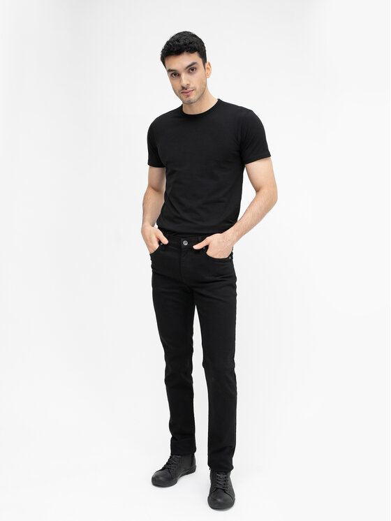 BIG STAR BIG STAR T-Shirt supiclassic_906 Czarny Slim Fit