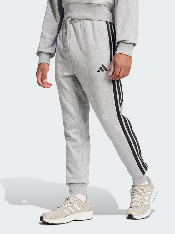 adidas adidas Spodnie materiałowe 140773 Szary Regular Fit