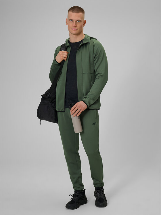4F 4F Bluza ATHLETIC Khaki Regular Fit