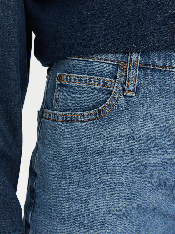 Lee Lee Jeansy Carol 112350789 Niebieski Straight Fit