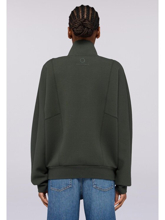 Trussardi Trussardi Felpa G8406000191N035 Verde Regular Fit