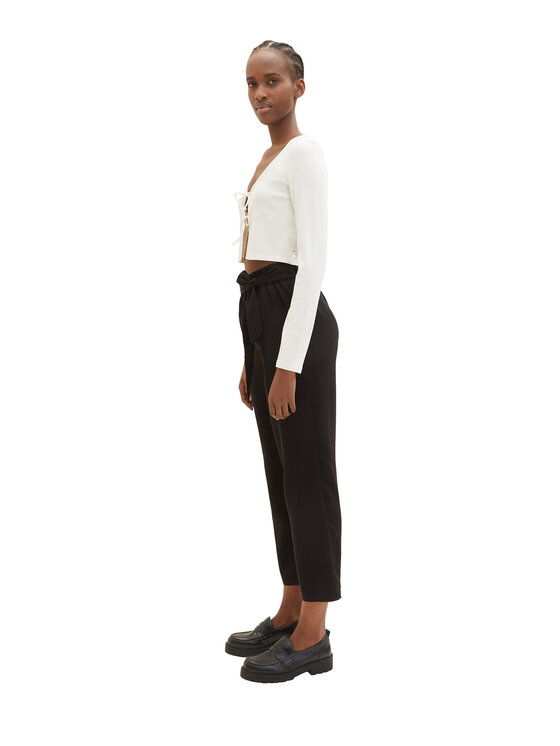 Tom Tailor Denim Tom Tailor Denim Hlače 1035436 Crna