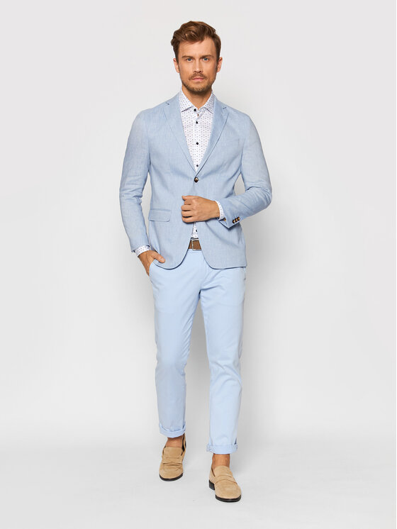 Camicia Ornament Knit MW0MW19412 Bianco Slim Fit