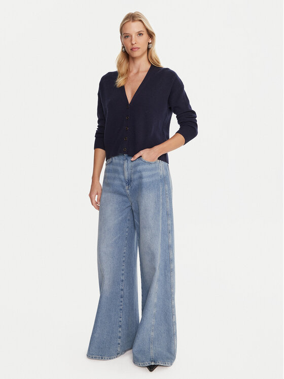 Marella Marella Kardigán Chicco 2523346044 Sötétkék Loose Fit