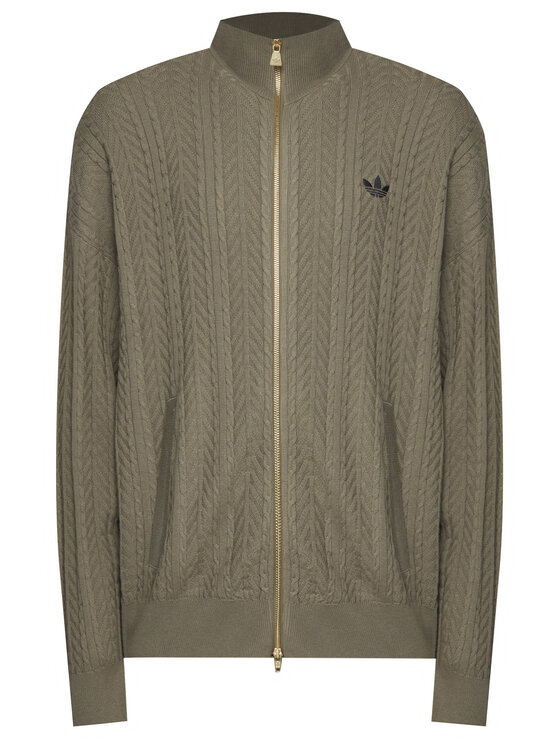 adidas adidas Kardiganas Firebird KR9761 Šviesiai žalia Loose Fit