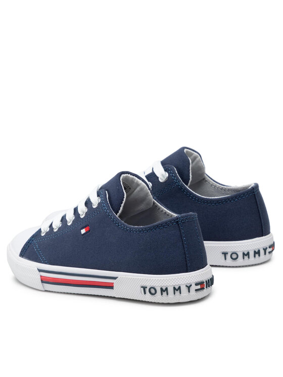 Tommy Hilfiger Tommy Hilfiger Trampki Low Cut Lace-Up Sneaker T3X4-30692-0890 M Granatowy