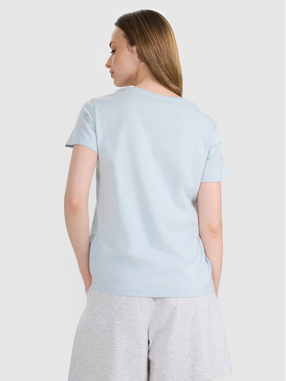 4F 4F T-Shirt MIDSHOP TEXTILE Niebieski jasny Oversize