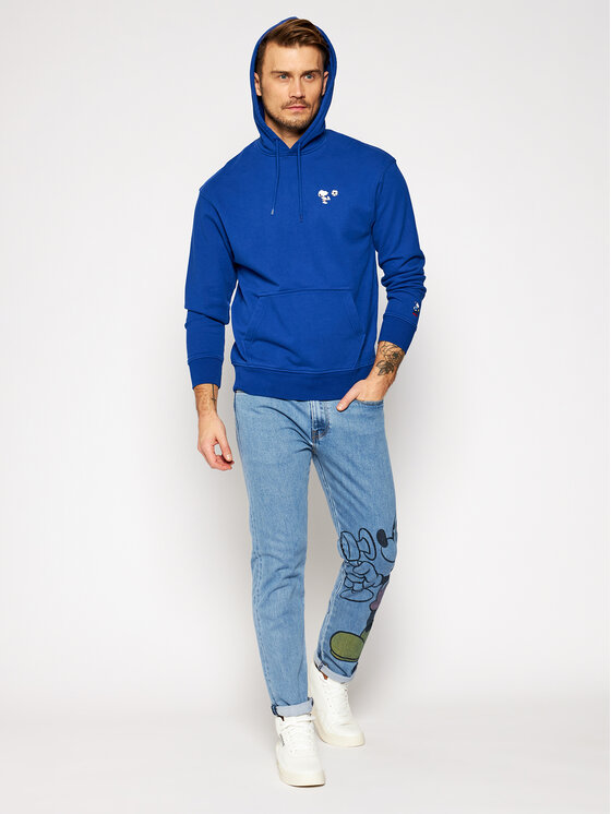 Levi s Felpa PEANUTS Graphic 38821 0019 Blu Loose Fit Modivo