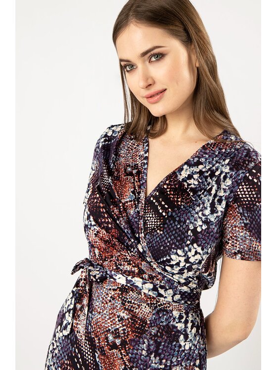 QUIOSQUE QUIOSQUE Každodenné šaty VIOLET MAZI DRESS Fialová Regular Fit