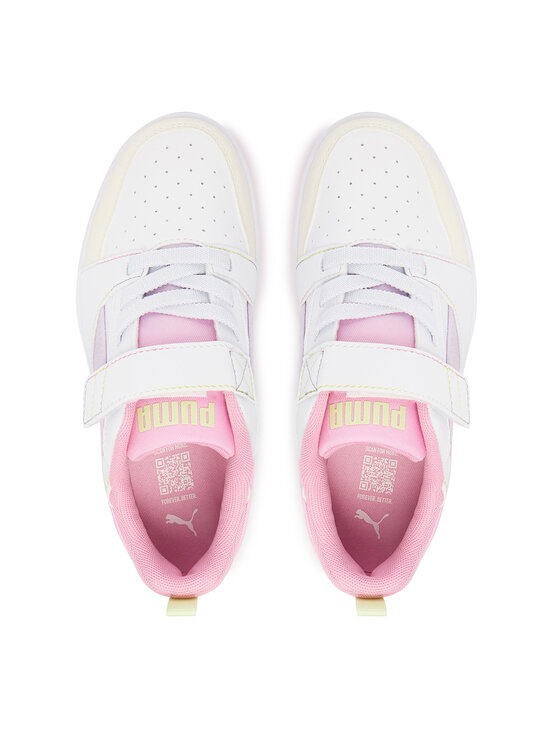 Puma Puma Сникърси Rebound V6 Lo Come On AC+ PS 405044 02 Бял