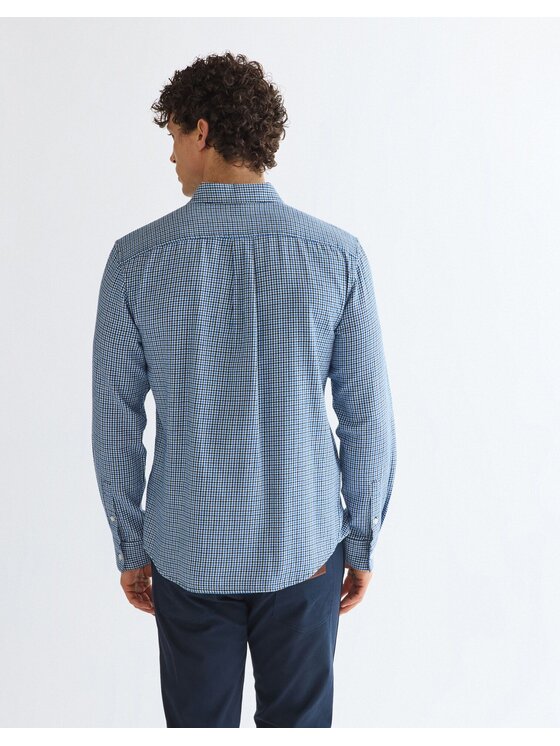 Wrangler Wrangler Koszula 1 PKT SHIRT Niebieski Regular Fit
