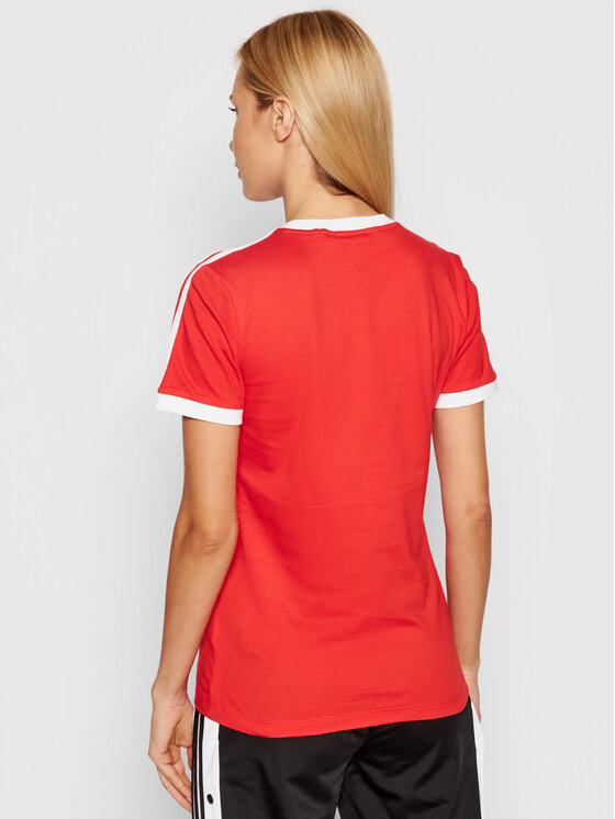 T-shirt Adicolor Classics 3-Stripes H33575 Rosso