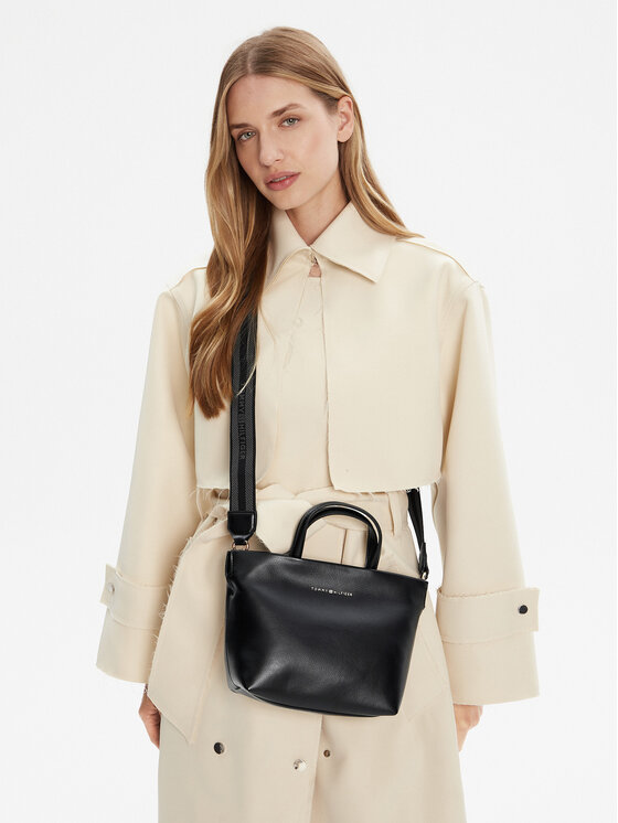 Tommy Hilfiger Tommy Hilfiger Käekott Th Logotape AW0AW17694 Must