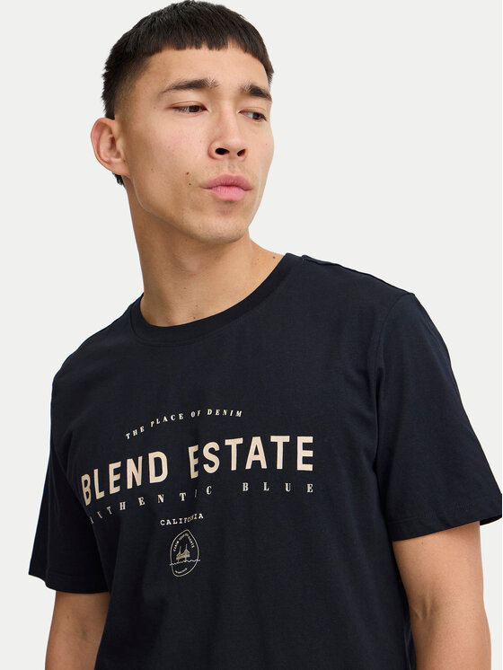 Blend Blend T-särk 20717160 Must Regular Fit