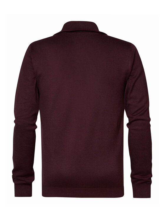 Petrol Industries Petrol Industries Džemper M-3030-KWC207 Tamnocrvena Slim Fit