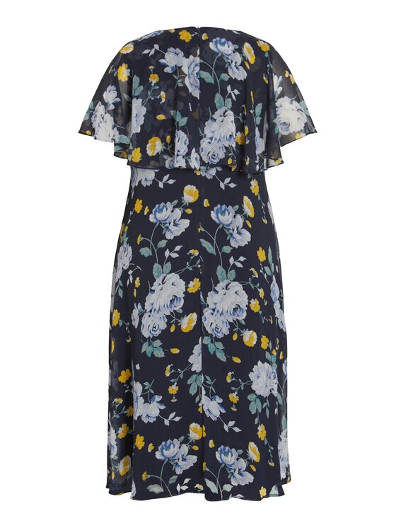 Evoked Vila Evoked Vila Φόρεμα καθημερινό 14083437 Μπλε Relaxed Fit