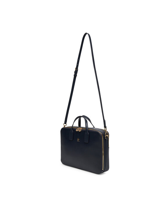 Tommy Hilfiger Tommy Hilfiger Torba na laptopa Th Icon Laptop Bag AW0AW18004 Granatowy